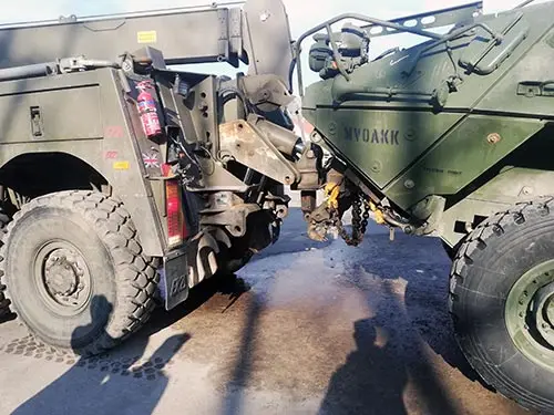 SVR lifting a US Stryker